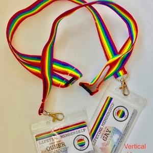 FEMBOY Lifetime Membership Card Gay Pride Card LGBT Identity Card perfect rainbow community gift image 6