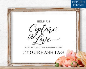 Help ons de liefde vast te leggen, Hashtag afdrukbaar, ontvangstbord, douchebord, Instagram, bruiloft receptie Hashtag afdrukbaar, Instant Download