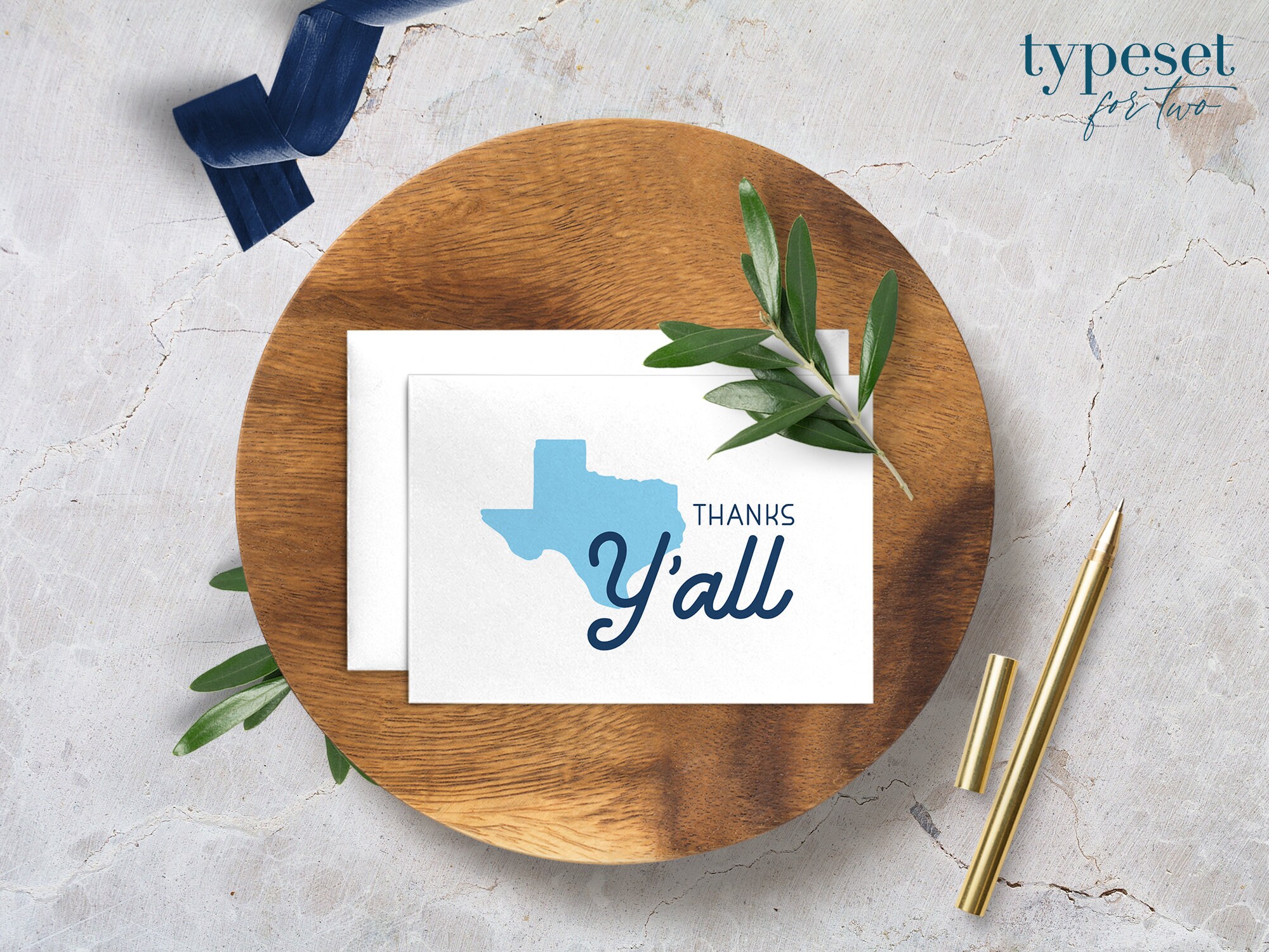 Thanks Y'all, Texas Thank You Card, Thank You Note, TX