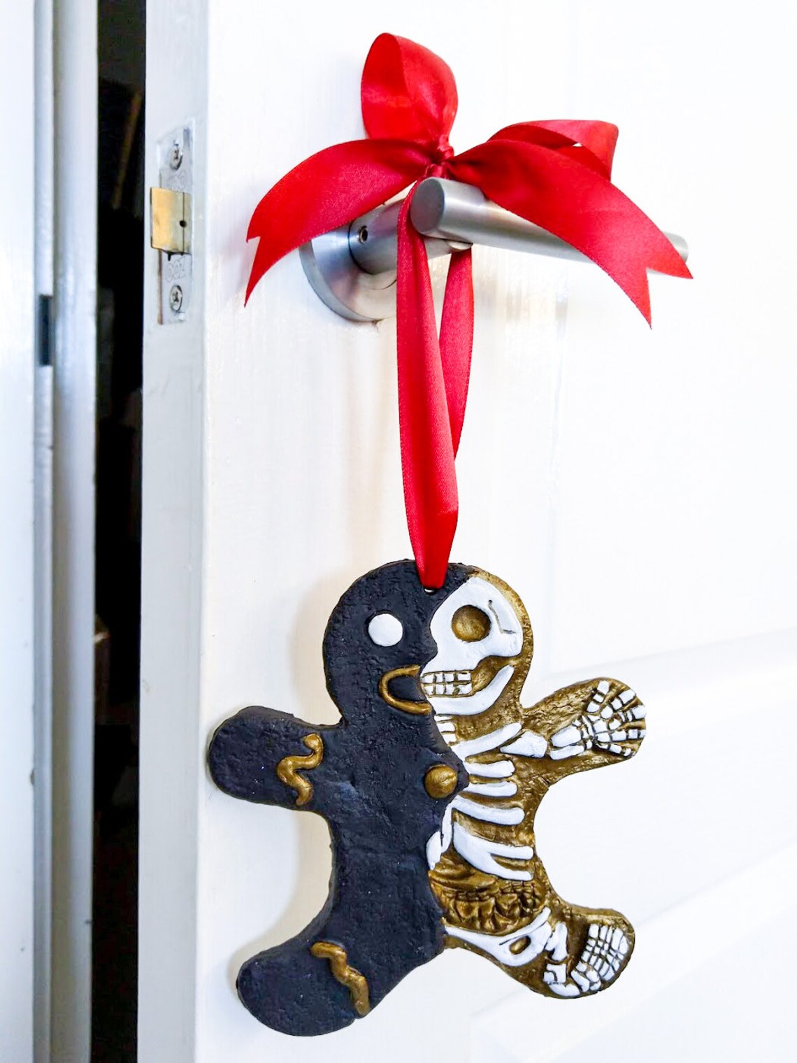 Adornos colgantes de pan de jengibre hechos a mano | Etsy