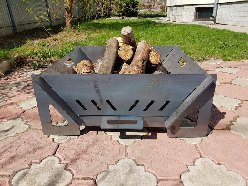 Fire Pit Collapsible DXF files for Cnc Laser or Plasma CUT Etsy