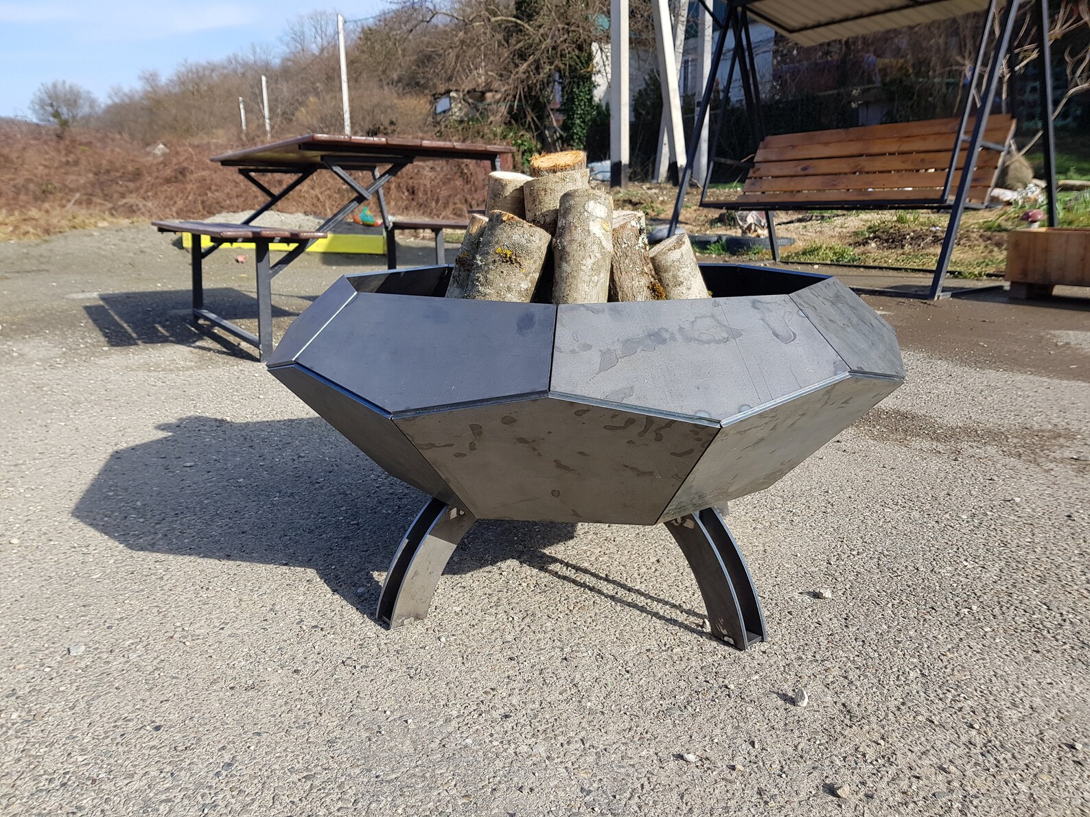 Diamond Fire Pit DXF files for Cnc Laser or Plasma CUT and Etsy