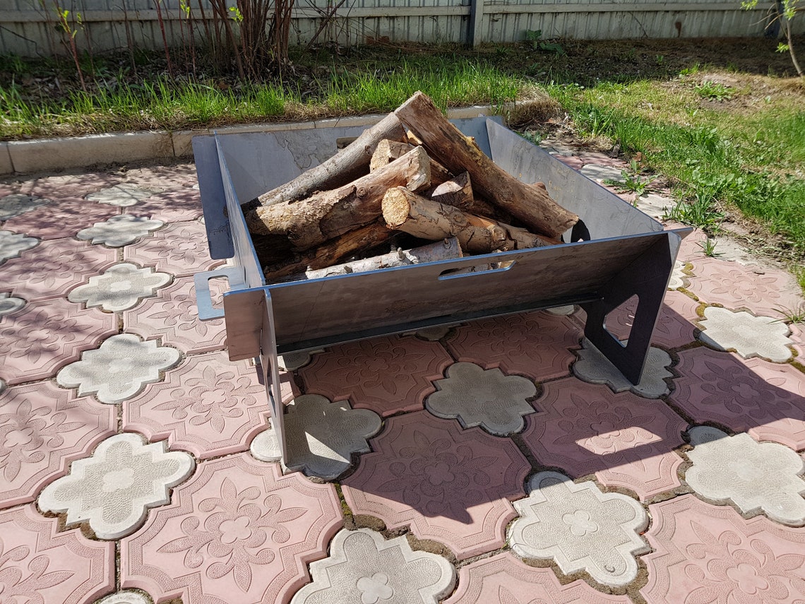 Fire Pit Collapsible DXF files for Cnc Laser or Plasma CUT Etsy