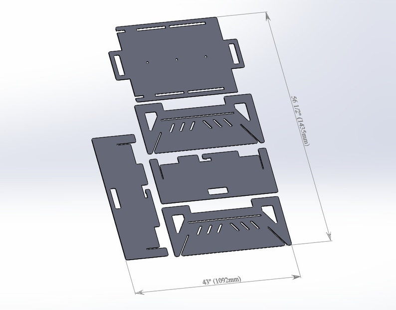 Fire Pit Collapsible DXF files for Cnc Laser or Plasma CUT Etsy