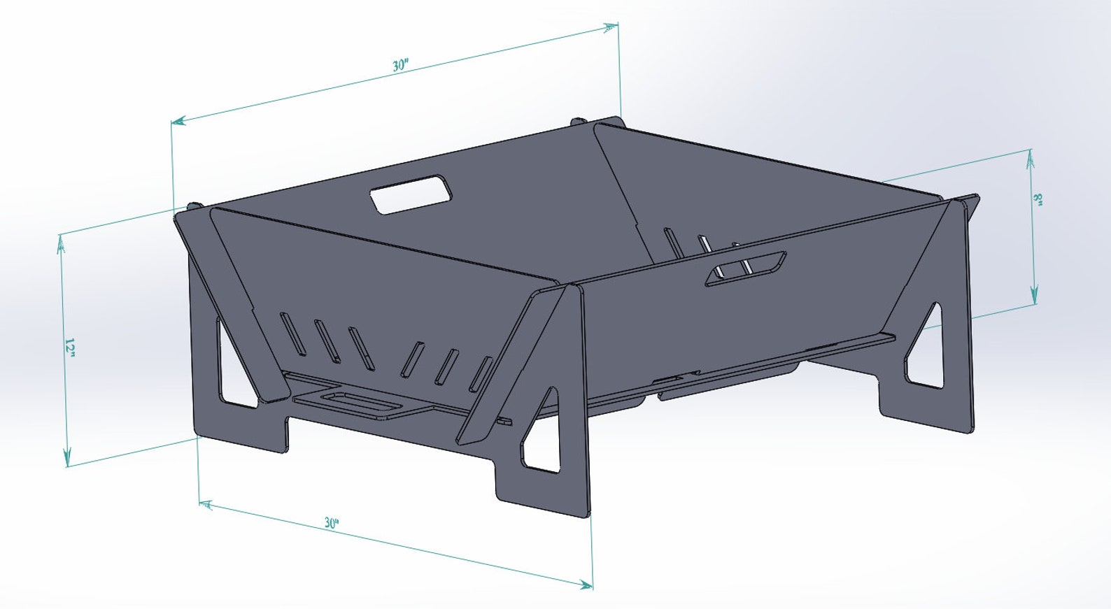 Fire Pit Collapsible DXF files for Cnc Laser or Plasma CUT Etsy
