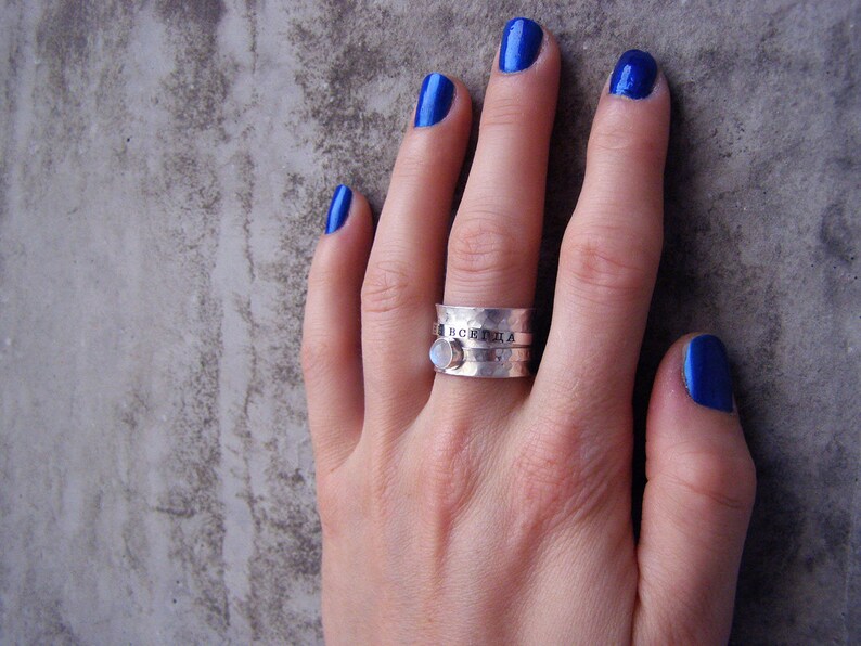 Spinner rings for women Spinner wedding band Fidget Ring Spinner ring Meditation Ring Moonstone spinner ring Spinning Ring