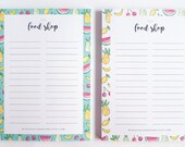 Food Shop List A6 Pad | Fruit Shopping List | Grocery List | Christmas Gift | Present | Xmas Gift | Stocking Filler