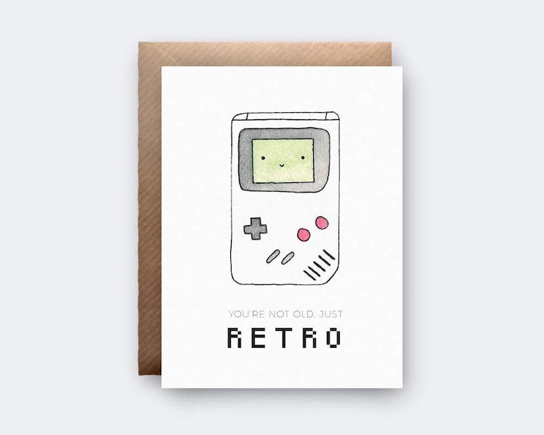 Retro Gamer Birthday Card Card For Gamer Boyfriend Etsy Retro Gamer Birthday Card Card For Gamer Boyfriend Etsy