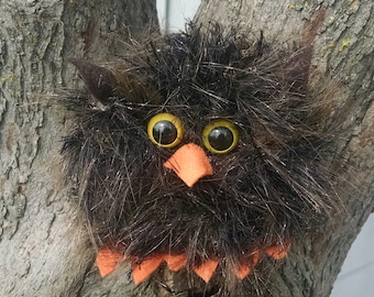 Brown Barn Owl Funny Figurine