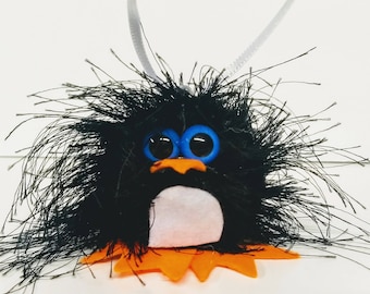 Penguin Handmade Christmas Ornament or Holiday Ornament