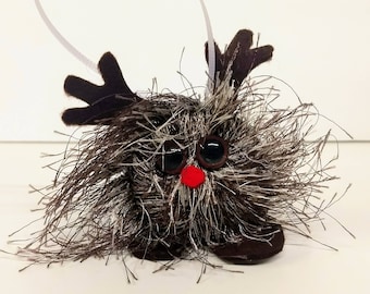 Reindeer Handmade Christmas Ornament or Holiday Ornament