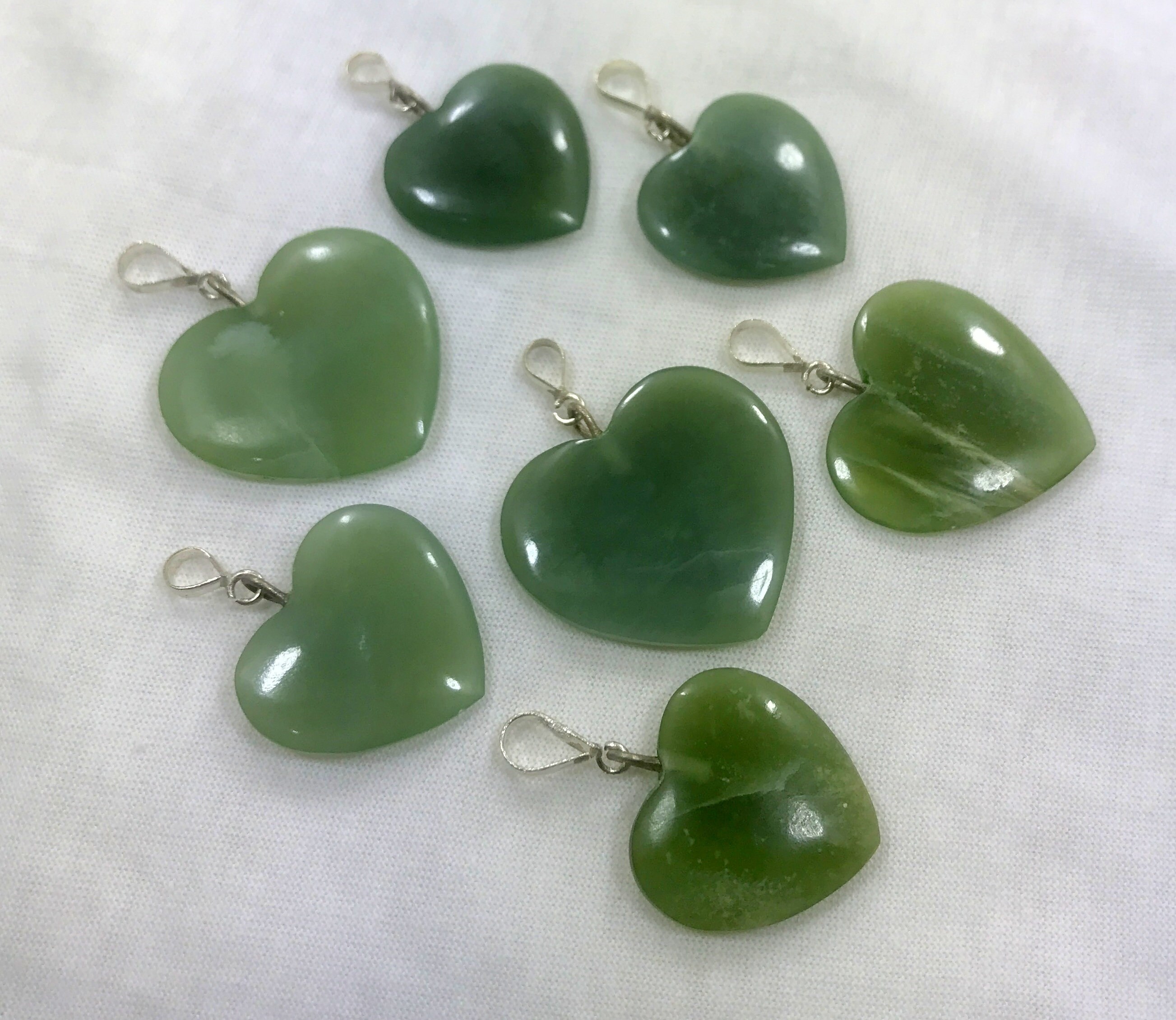 7 Pieces Serpentine Pendants Size25x25x4mm to 33x32x3mm Etsy