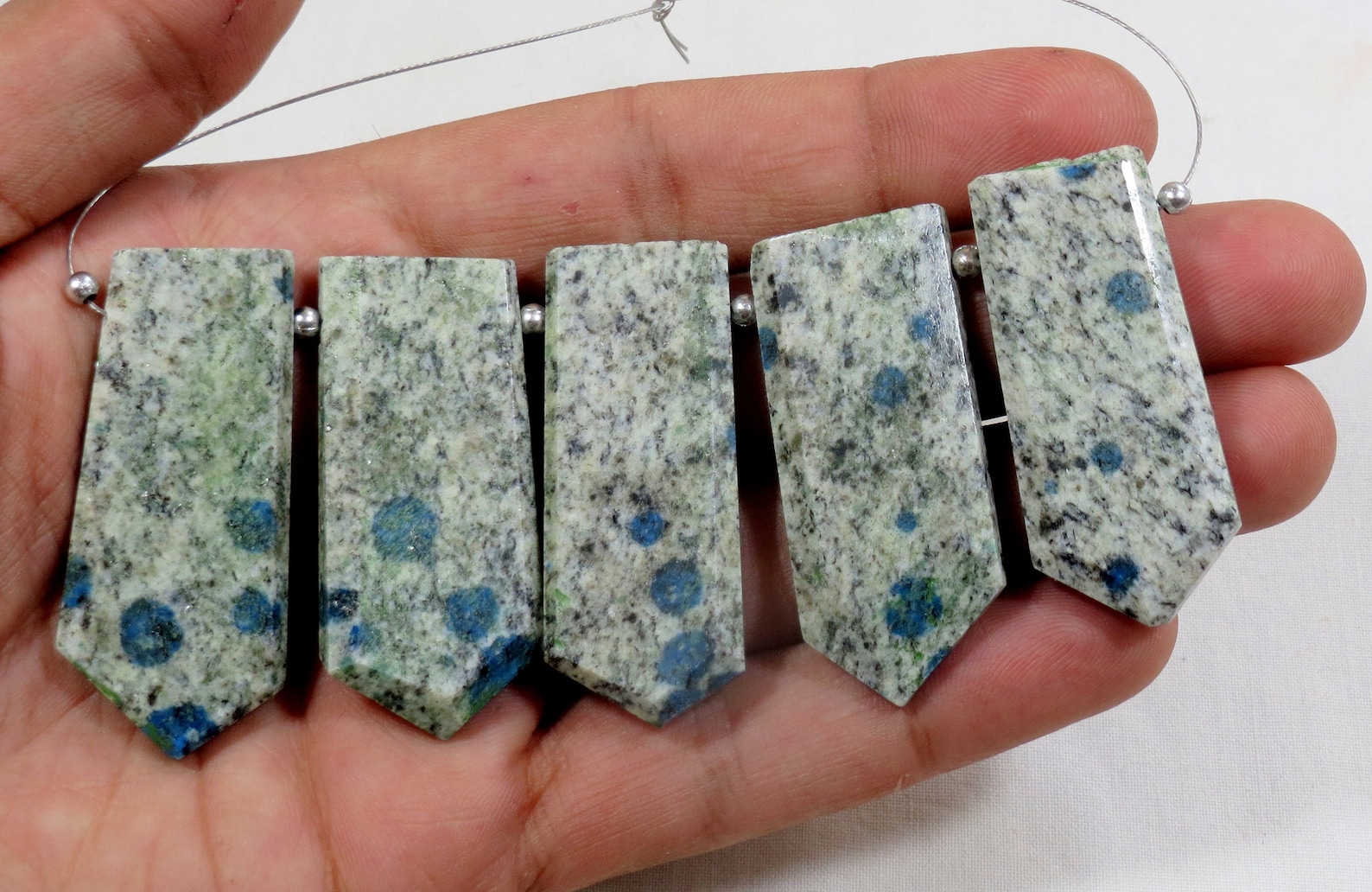 5 Pieces K2 Granite Crystals Drilled Size45x21x8mm to Etsy