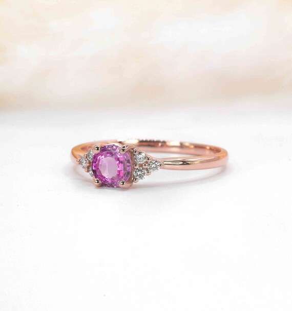【送料無料】K18 天然 ダイヤモンド ピンク サファイア リング 指輪 刻印有 楽天市場】k18PG ハートシェイプ リング ピンクサファイア