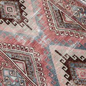 Handmade Rug, 4x8 Rug, Muted Rug, 4x8 Turkish Vintage Rug, Anatolian Rug, Wool Rug, 4x8 Oushak Rug, Hallway Rug, Wholesale Rug,Entry Rug,4x8