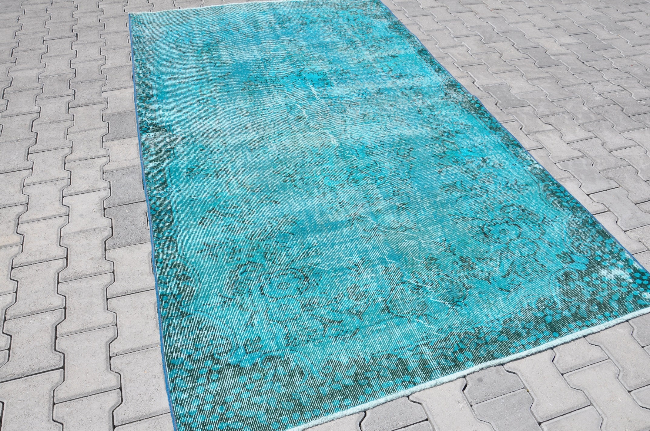 5x8 Turkish Oushak Rug Turkey Carpet Distressed Rug Etsy