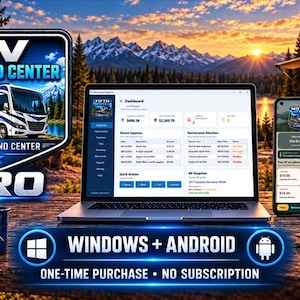 RV Maintenance Tracker App for Windows & Android | RV Command Center Pro