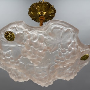 Pendant Light with Grapes Vines by Verdun