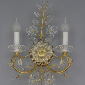 Floral Wall Sconce by Palwa