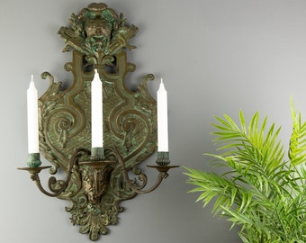 French Wall Light, Late 19th Century
