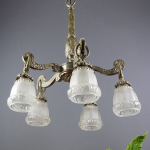 Art Deco Chandelier, 1930s