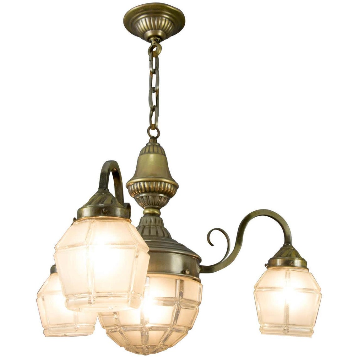 Art Deco Chandelier - Etsy
