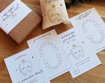Milk Teeth - Milk Teeth Kit - Baby Teeth Card - Quenotte Card