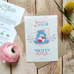 Carte à planter Bonne fête maman pour la fête des mères