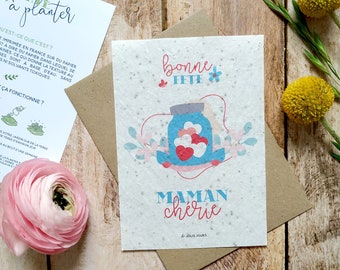 Carte à planter Bonne fête maman pour la fête des mères