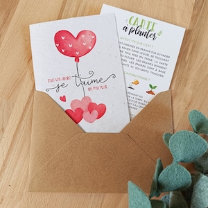 I love you card lover gift