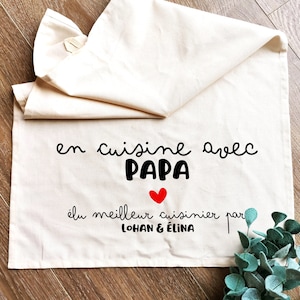 Happy Father's Day, personalized Father's Day tea towel gift