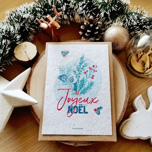 Carte à planter Joyeux Noël • Carte à planter Noël