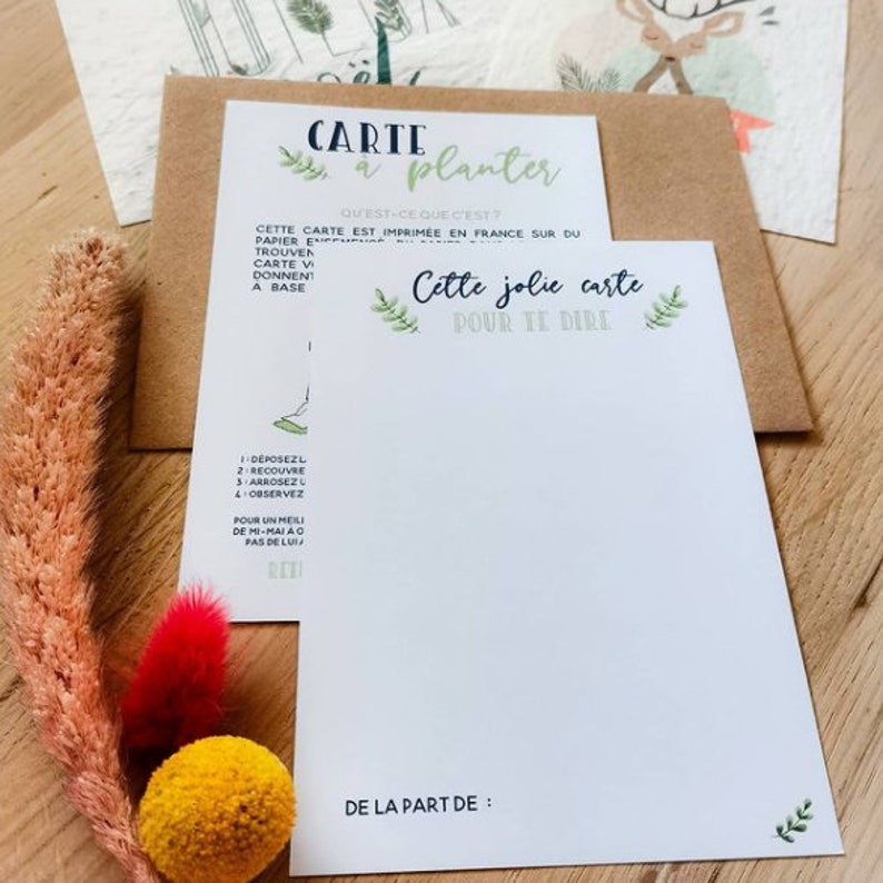Carte à planter joyeux anniversaire image 5
