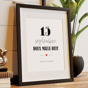 Valentine's Day Gift Poster Lovers Important Date