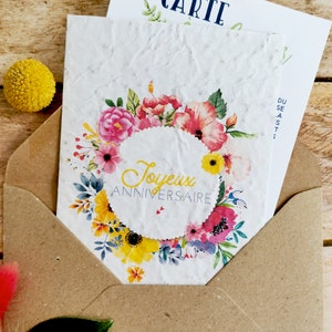 Carte à planter joyeux anniversaire image 3