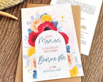 Happy Mother's Day Planting Card for Mother's Day
