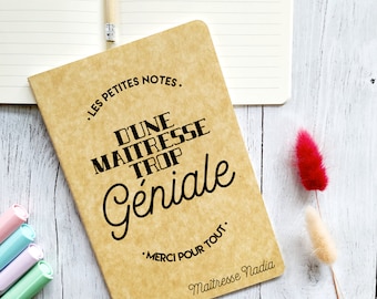 Cuaderno de regalo personalizado para profesor