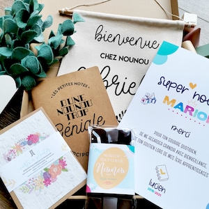 Cadeau nounou personnalisable coffret cadeau à composer