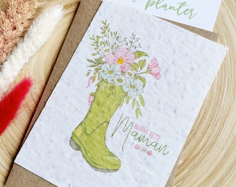Happy Mother's Day plantable card