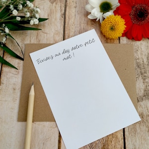 Carte retraite, Carte à planter retraite, Carte à semer départ à la retraite, Cadeau retraite, Carte à fleurs image 4