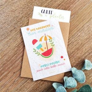 Carte à planter merci maître cadeau de fin d'année image 4