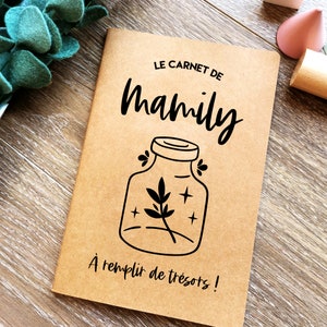 Cadeau mamie carnet personnalisé pour la fête des grands mères