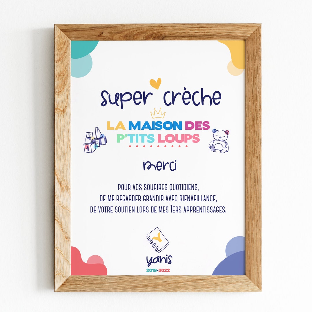 Cadre personnalisable – Calendrier – Méli Mélô