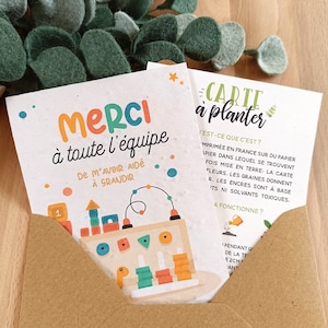 Carte à planter crèche ou mam cadeau original image 7