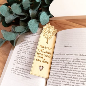 Mother's Day gift wooden bookmark