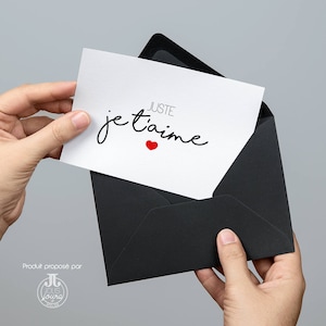 Karte Ich liebe dich • Valentinstag Karte • Nur ich liebe dich • Liebeskarte • Liebeskarte • Liebeskarte