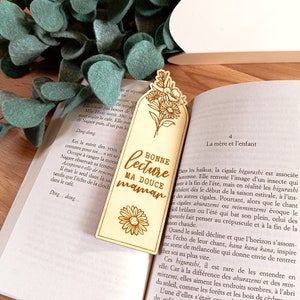 Mother's Day gift wooden bookmark