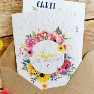 Carte à planter joyeux anniversaire image 2