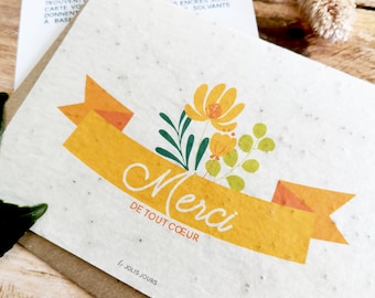 Card to plant • Thank you card to plant • Thank you card • Card to sow