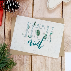 Merry Christmas Planting Card • Green Tree Card